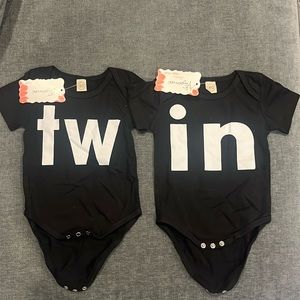 Short Sleeve Twin Onesies